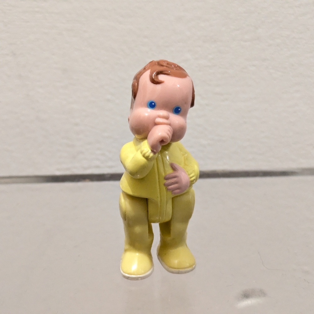 Fisher Price Loving Family Infant Baby Boy Figure Thumb Sucking Dollhouse Figure